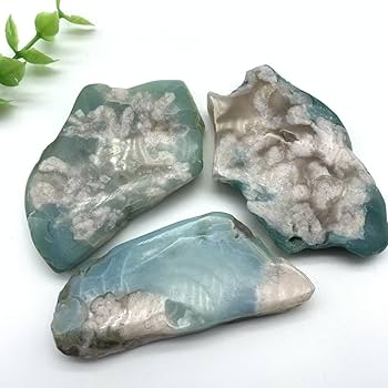 Amazon.co.jp: 天然水晶 1 ピースナチュラルグリーン桜桜瑪瑙